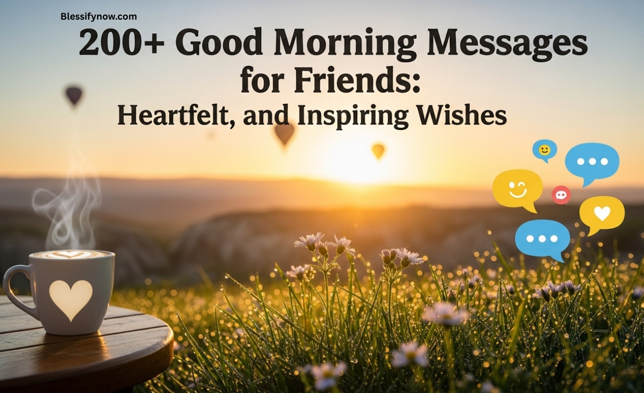 200+ Good Morning Messages for Friends: Heartfelt, Funny and Inspiring Wishes