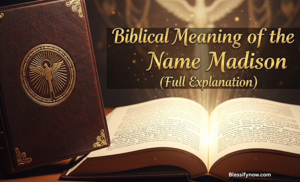 Biblical Meaning of the Name Madison (Full Explanation)