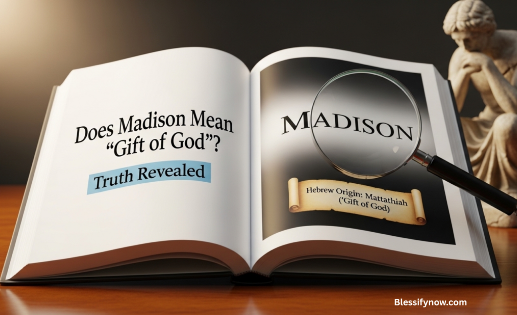 Does Madison Mean "Gift of God"? Truth Revealed