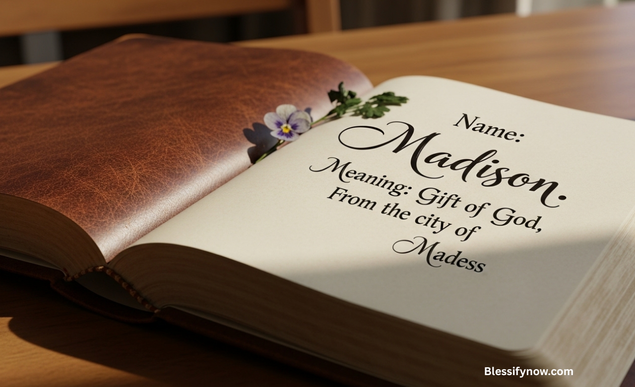 Name Madison Mean in the Bible