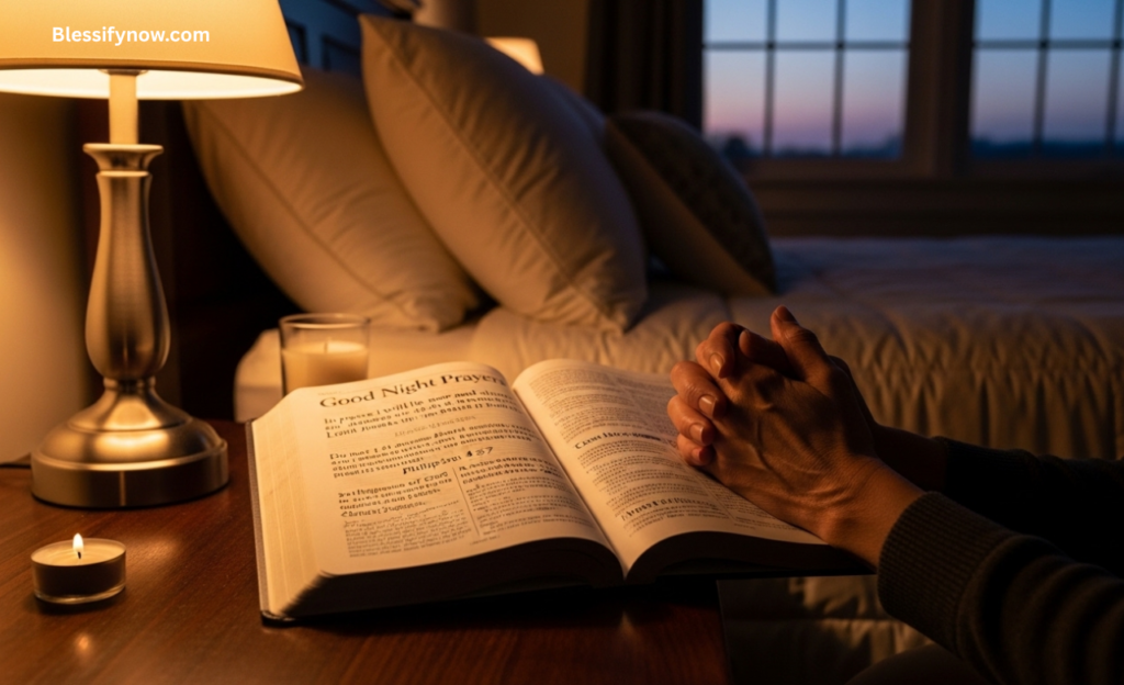 Bible Verses for Good Night Prayers