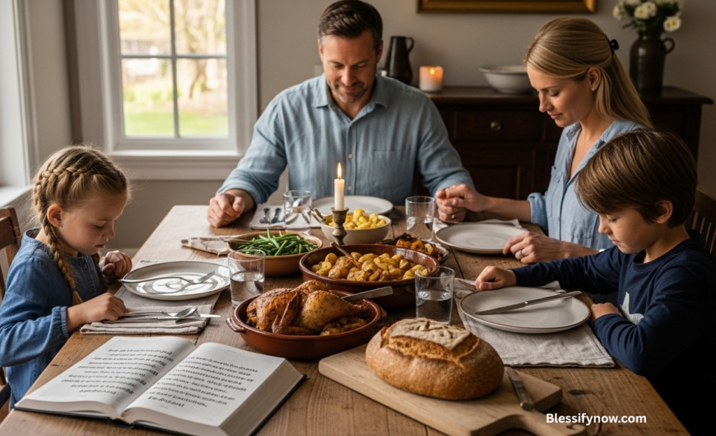 Christian Prayers Before Meals (Biblical & Traditional Blessings)