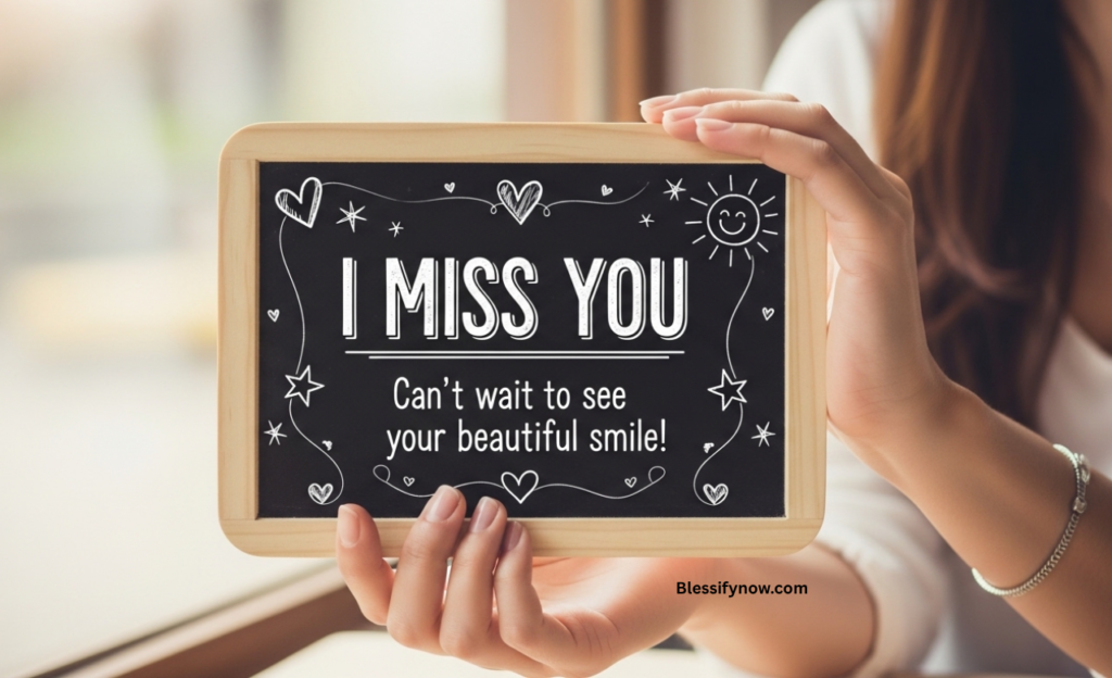 Cute I Miss You Messages to Make Her Smile