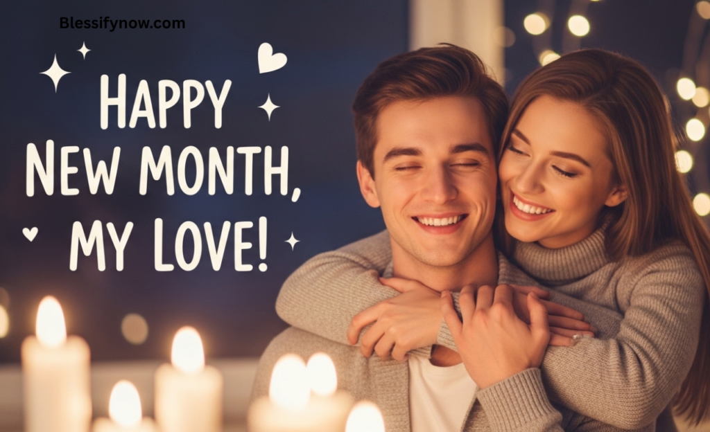 cute new month wishes for boyfriend
