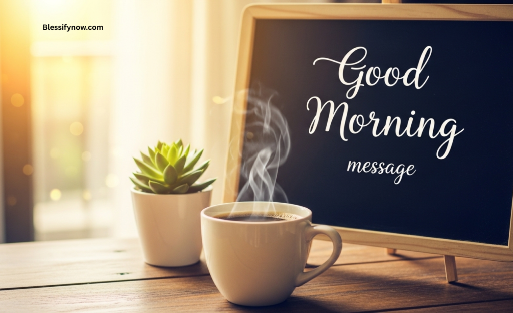 good morning message