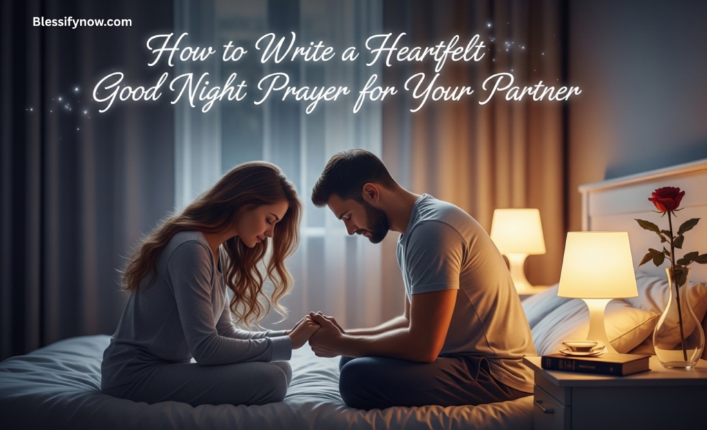 How to Write a Heartfelt Good Night Prayer for Your Partner