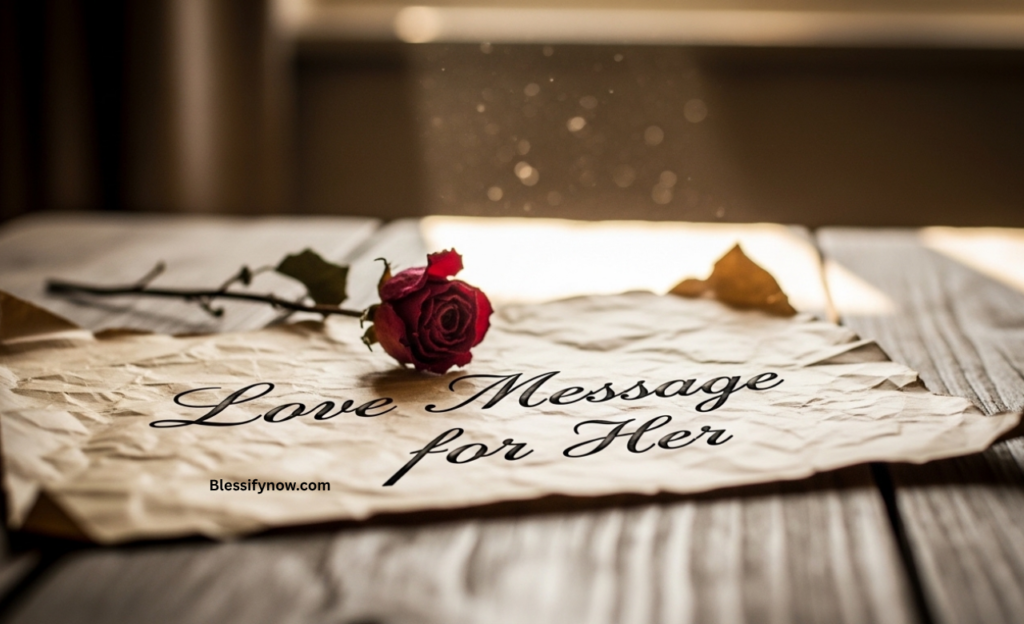  love message for her