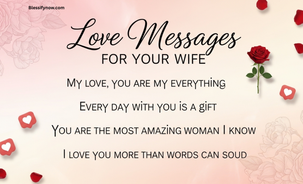 Love Messages for Your Wife