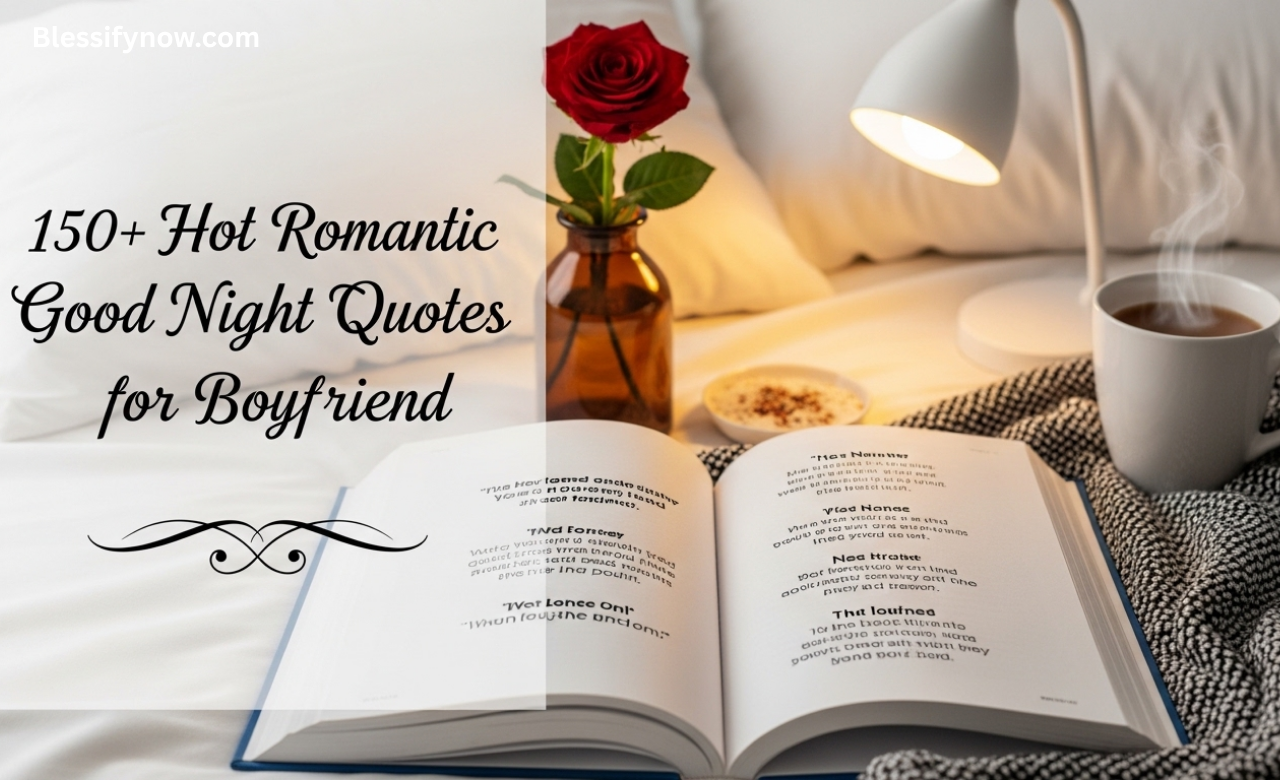 150+ Hot Romantic Good Night Quotes for Boyfriend (Sweet, Flirty & Deep Love)