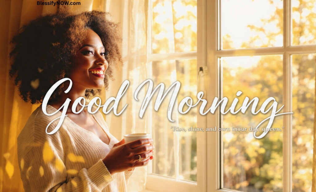 Beautiful Good Morning Black Woman Images With Quotes