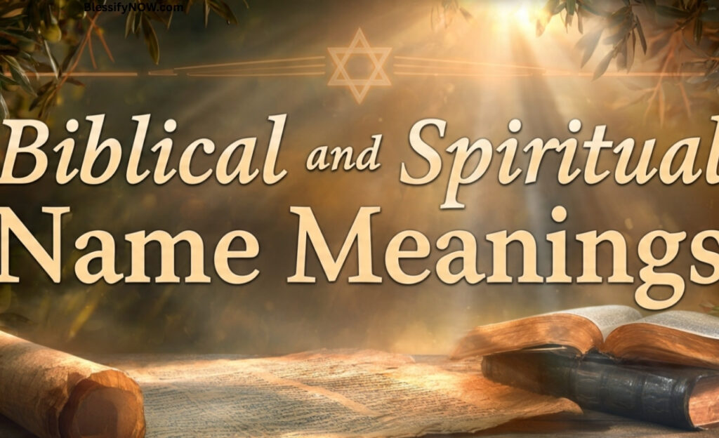 Biblical and  Spiritual Name Meanings