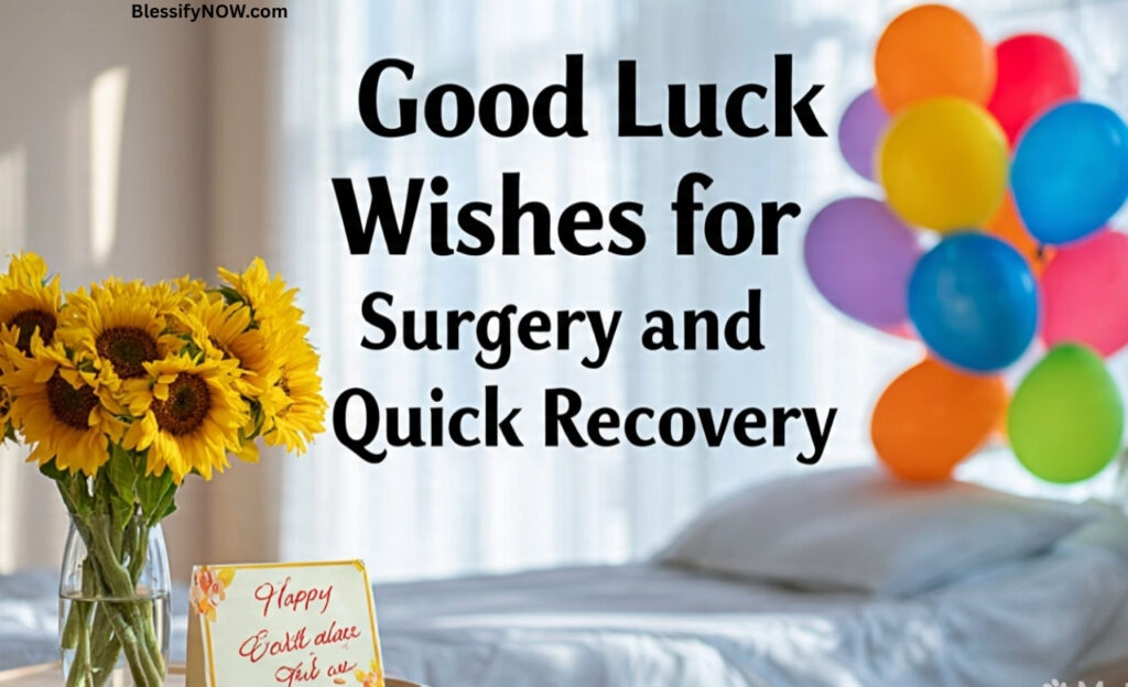 Good Luck Wishes for Surgery and Quick Recovery