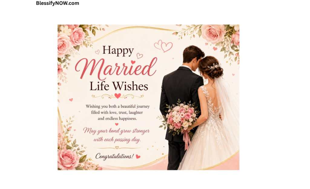 Happy Married Life Wishes