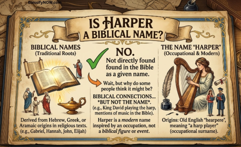 Is Harper a biblical name