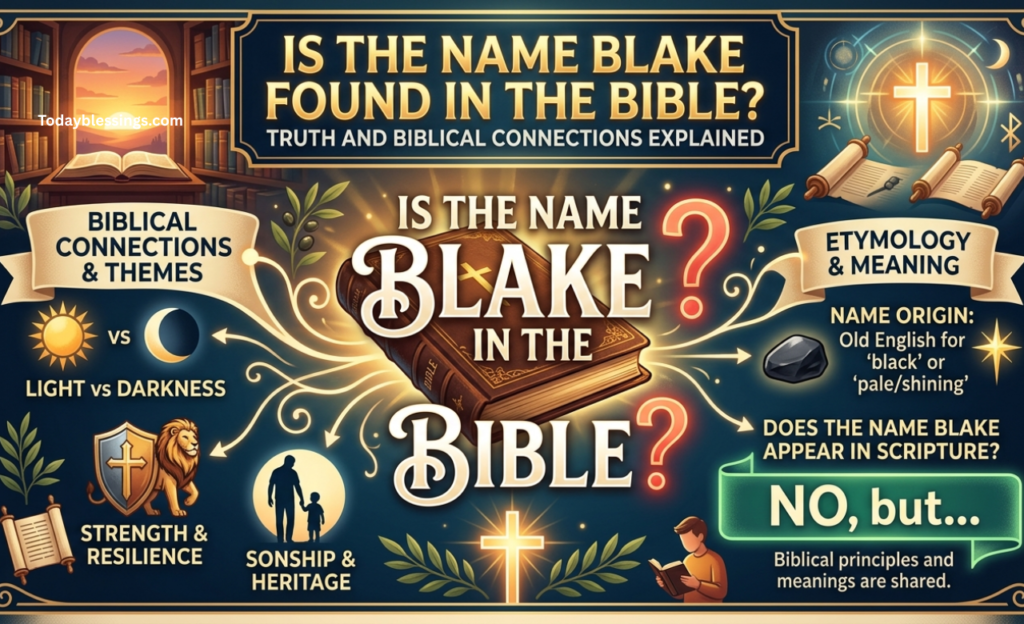 Is the Name Blake Found in the Bible? Truth and Biblical Connections Explained
