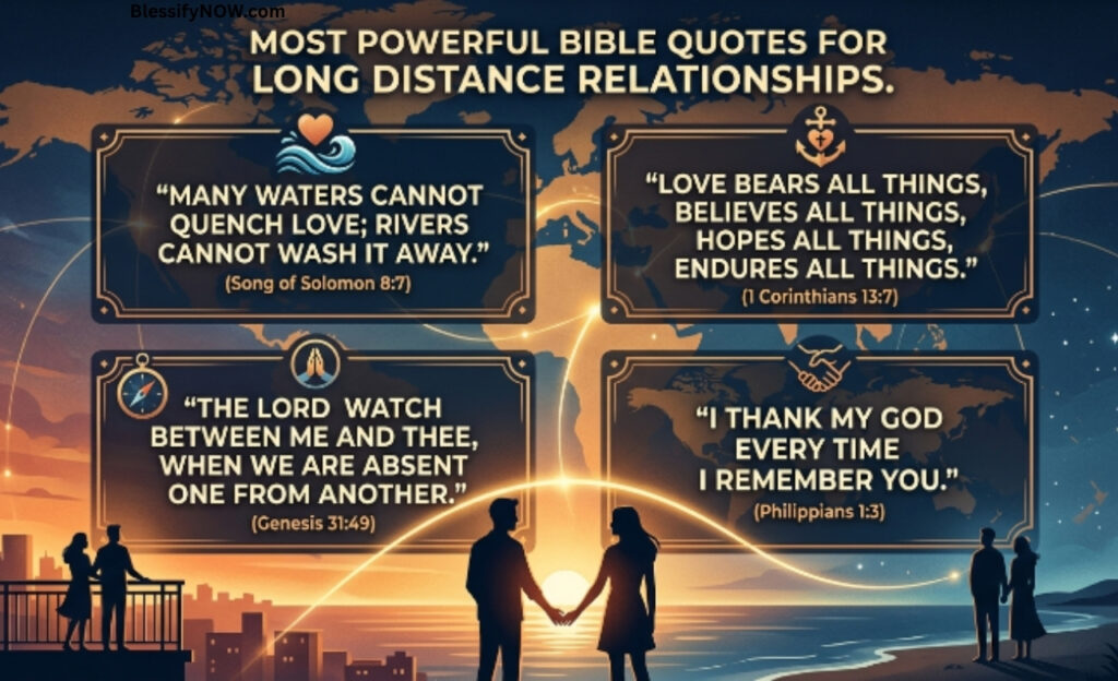 Most Powerful Bible Quotes for Long Distance Relationships