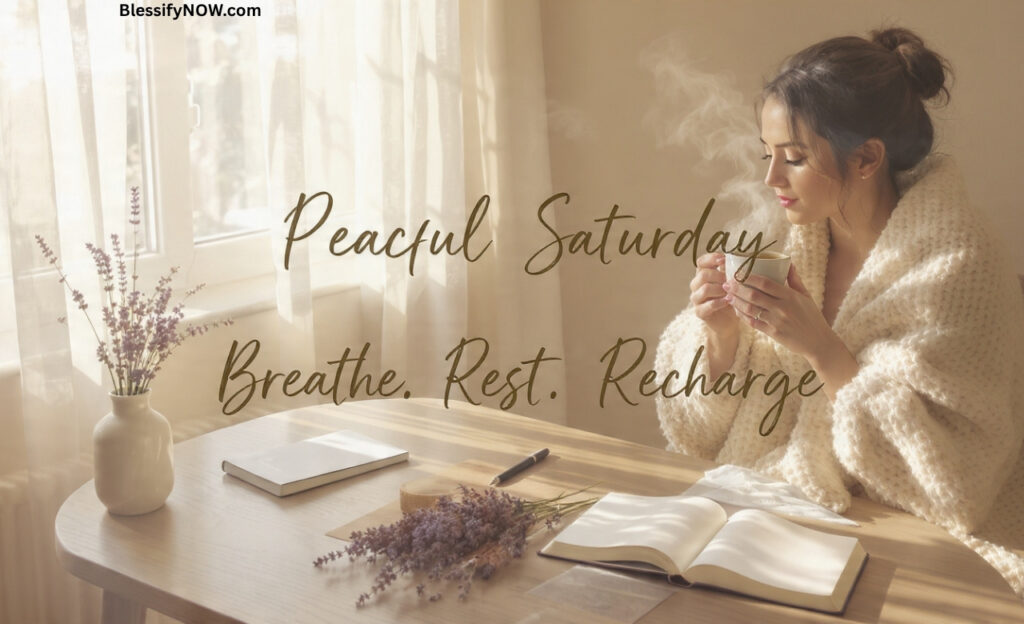 Peaceful Saturday Quotes for Relaxation and Self-Care