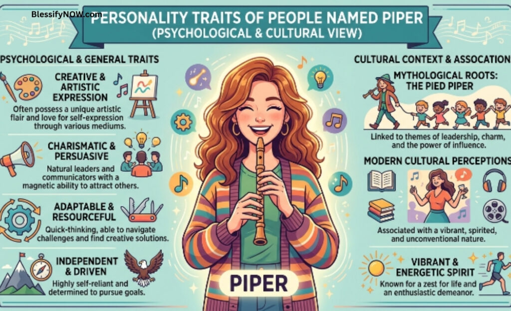 Personality Traits of People Named Piper (Psychological & Cultural View)