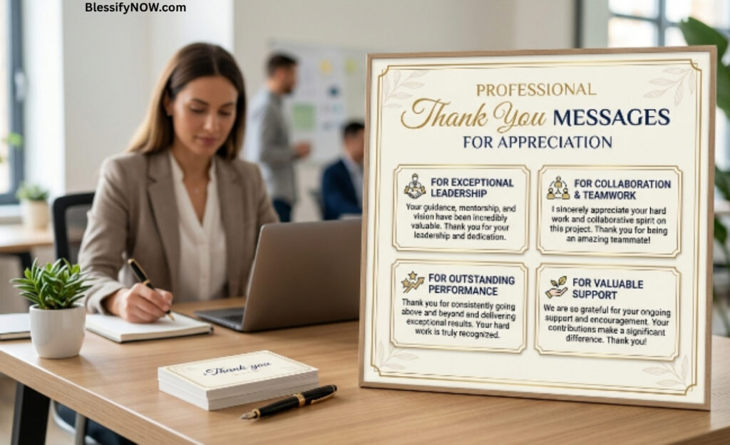 Professional Thank You Messages for Appreciation