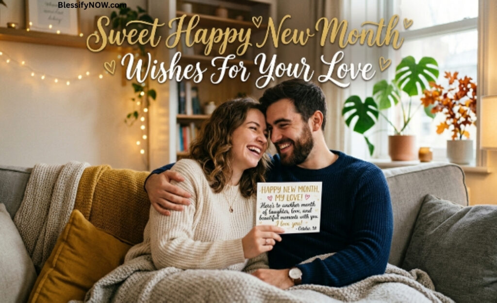 Sweet Happy New Month Wishes for Your Love