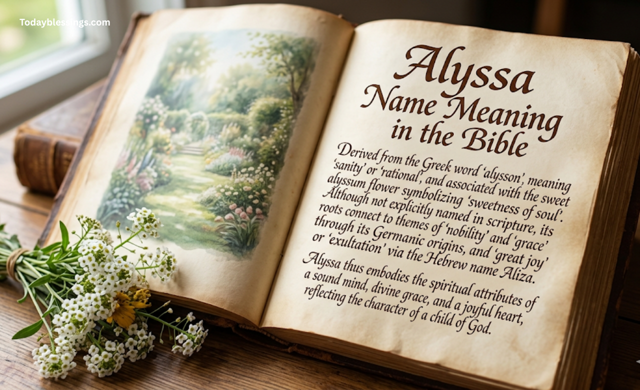 Alyssa Name Meaning in the Bible