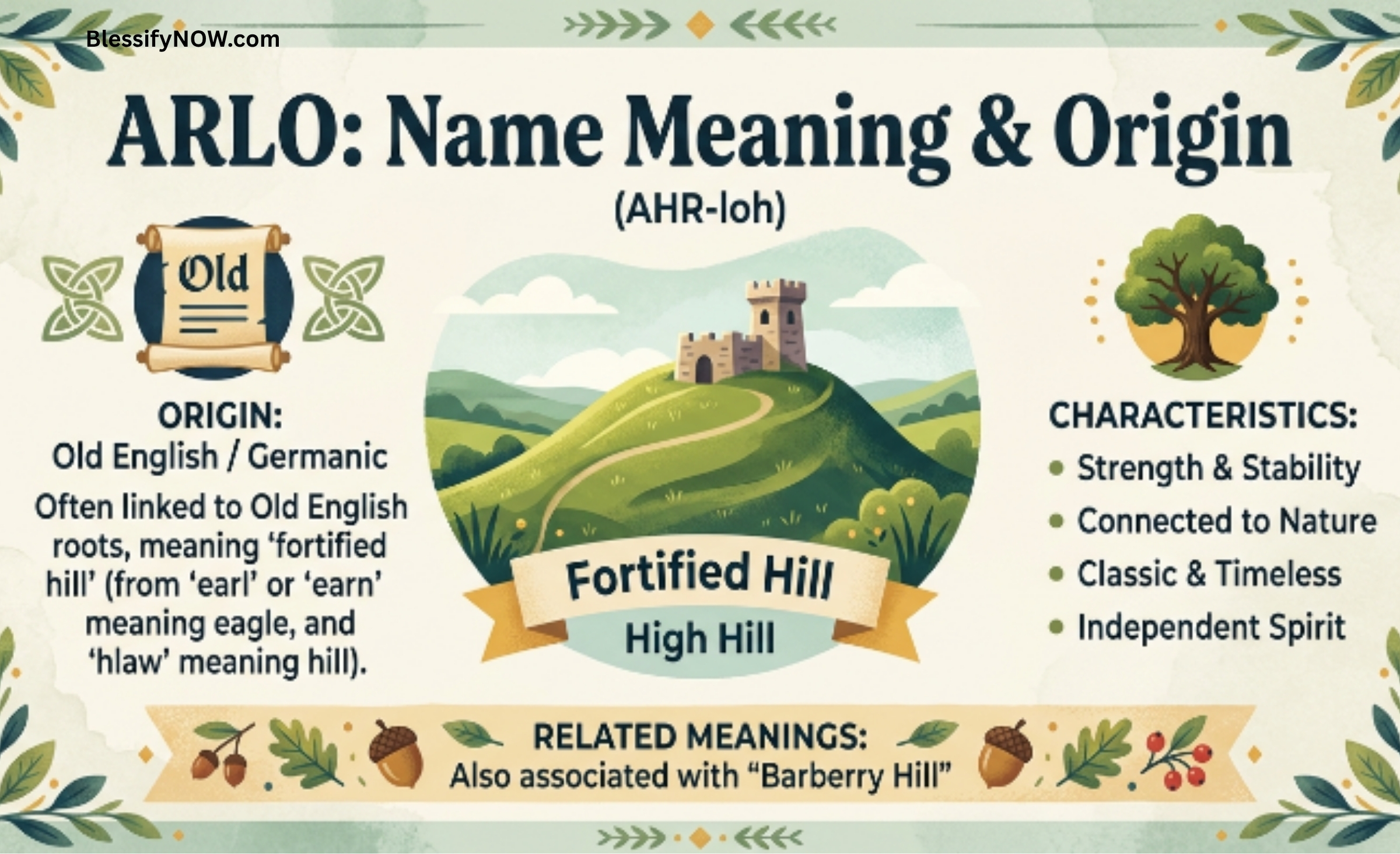 Arlo Name Meaning