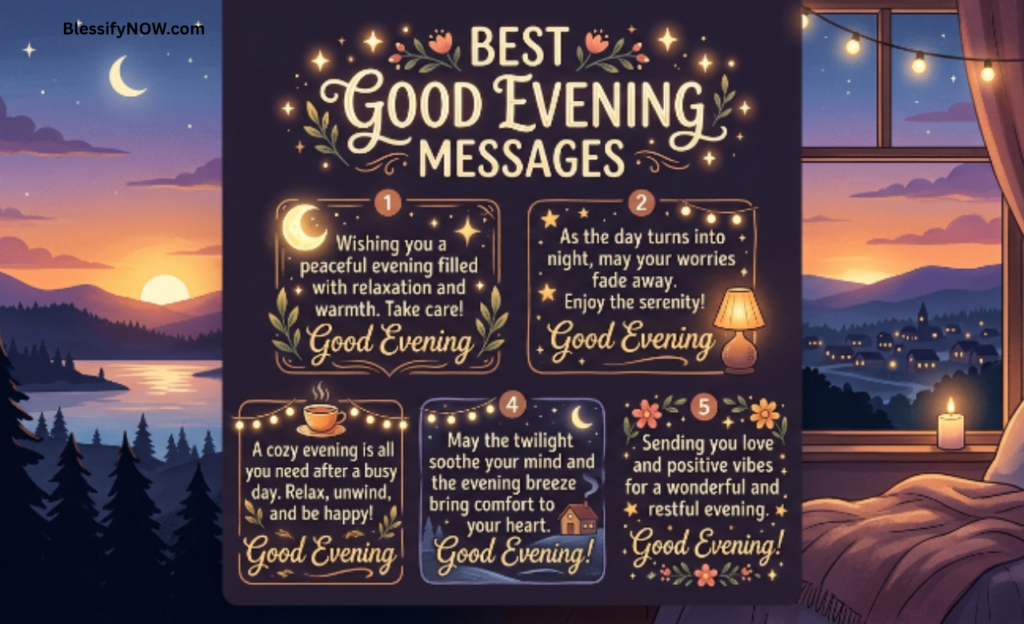 Best Good Evening Messages