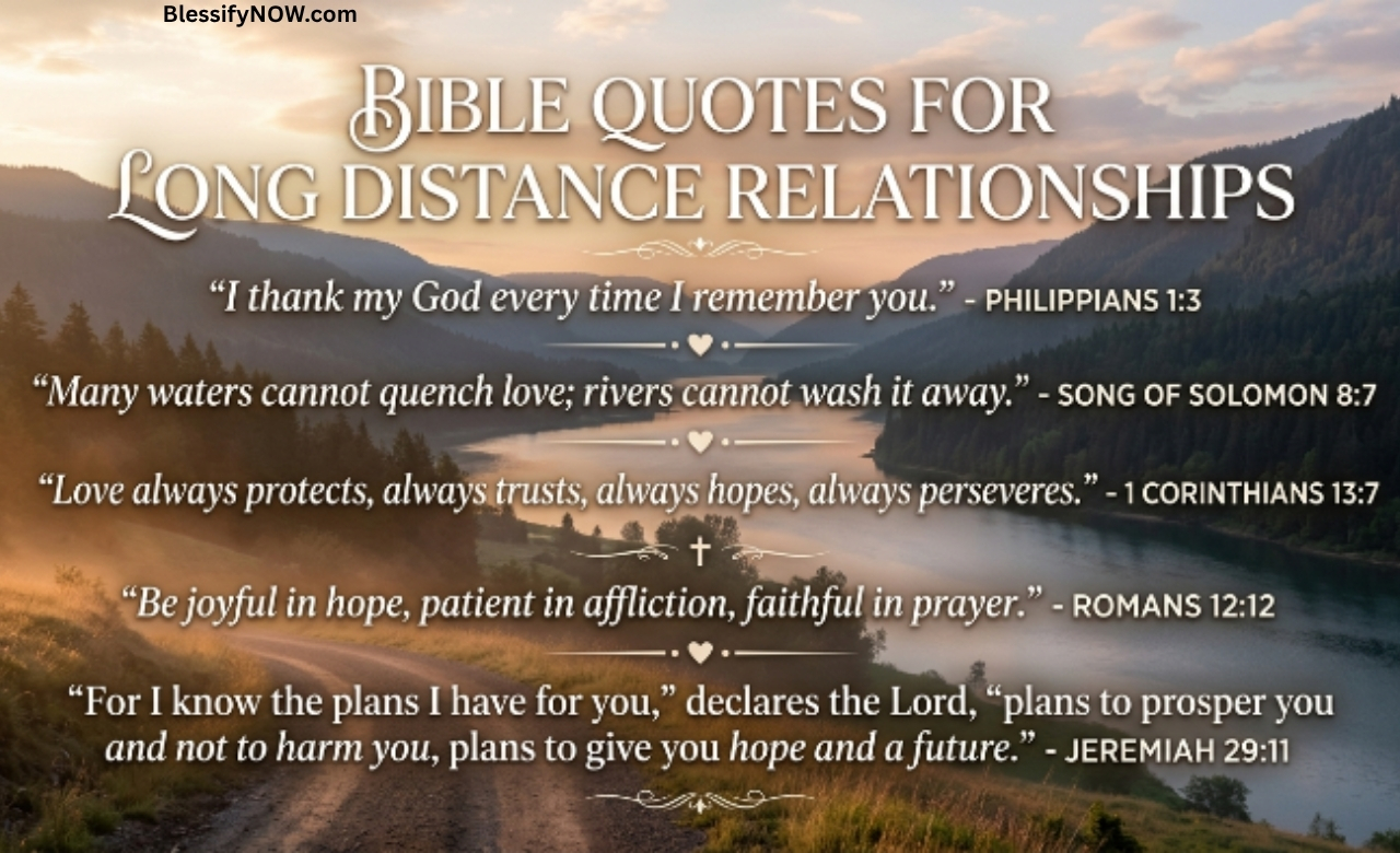 Bible Quotes for Long Distance Relationships