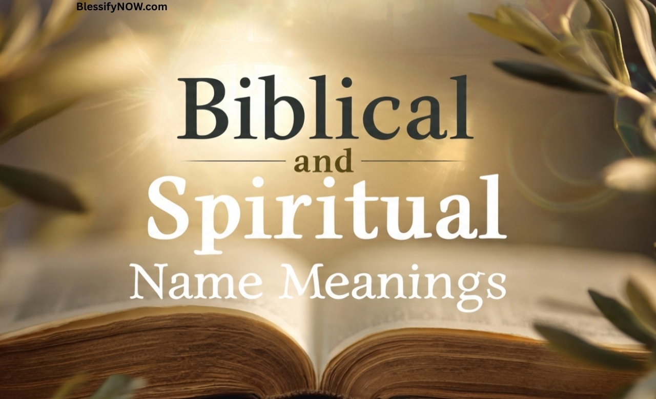 Biblical and Spiritual Name Meanings