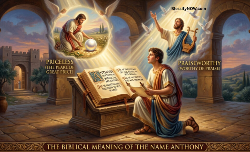 biblical meaning of the name Anthony