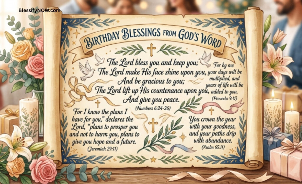 birthday blessings Bible verses