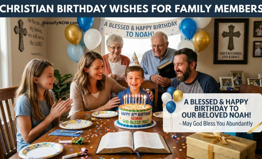 Christian Birthday Wishes for Family Members