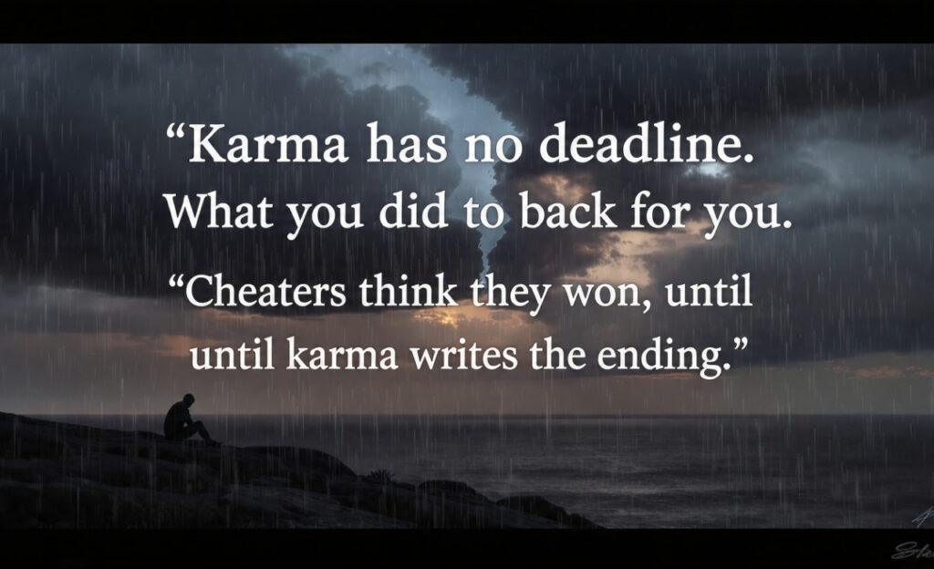 Emotional Karma Cheating Quotes for Broken Hearts