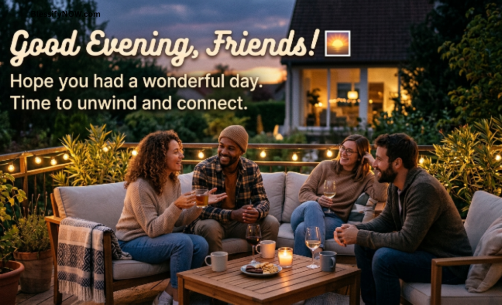 evening greetings for friends 
