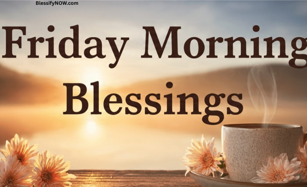Friday Morning Blessings