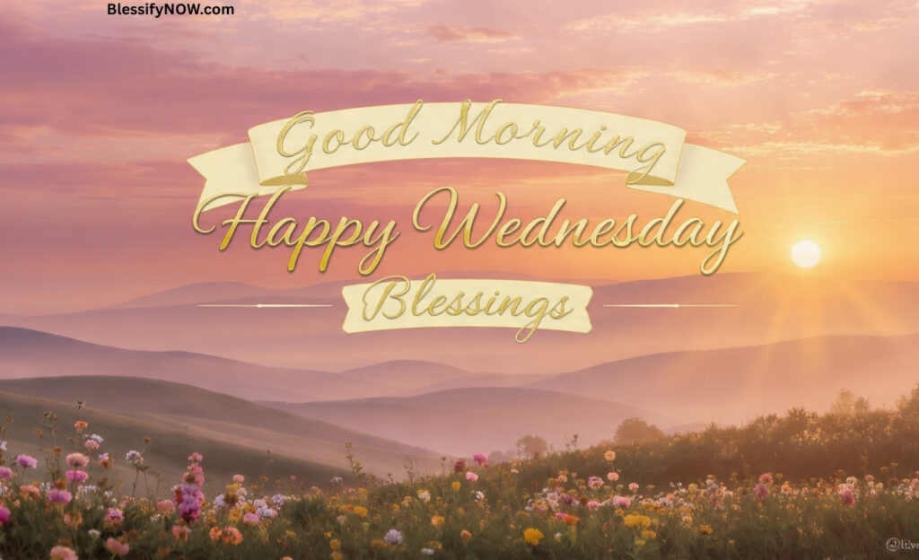 Good Morning Happy Wednesday Blessings