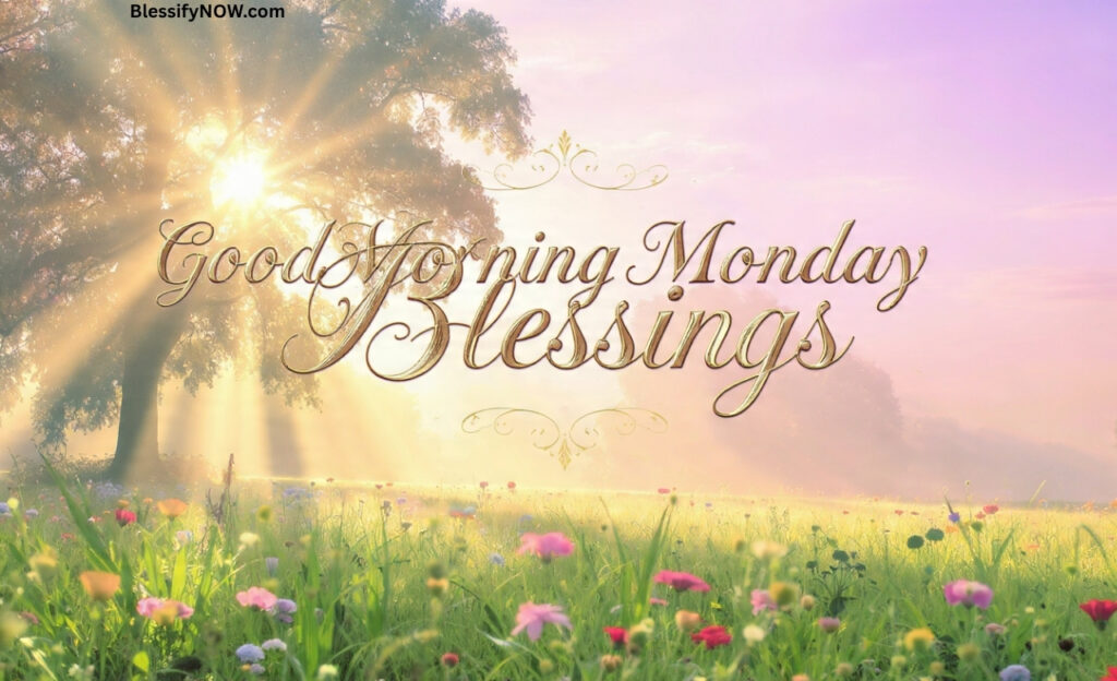 Good Morning Monday Blessings
