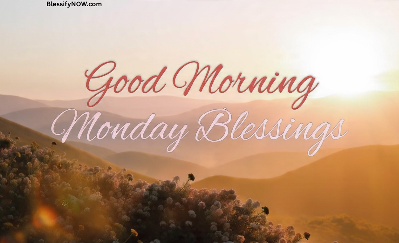 Good Morning Monday Blessings