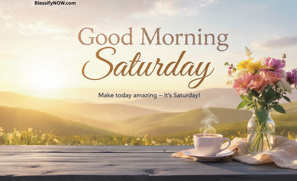 Good Morning Saturday Quotes