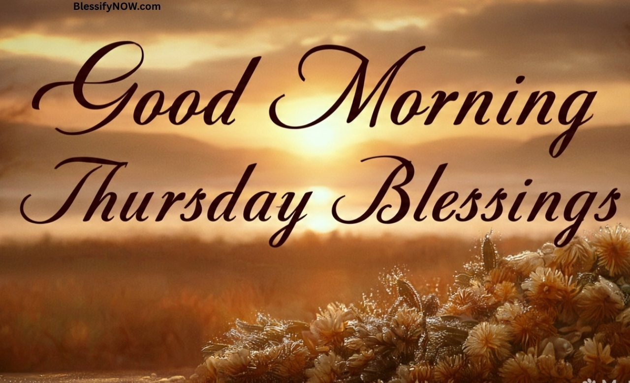 Good Morning Thursday Blessings
