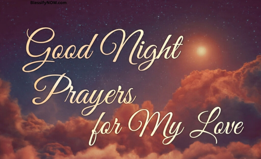 Good Night Prayers for My Love