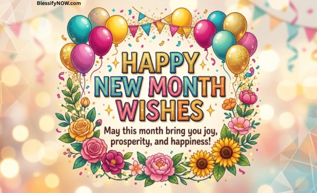 New Month Wishes for Him