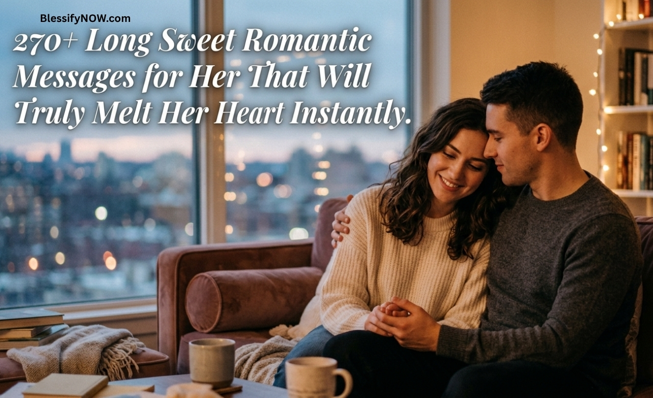 270+ Long Sweet Romantic Messages for Her That Will Truly Melt Her Heart Instantly