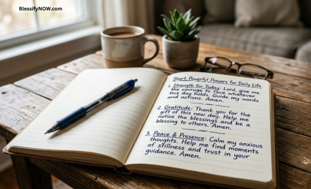 short powerful prayers for daily life