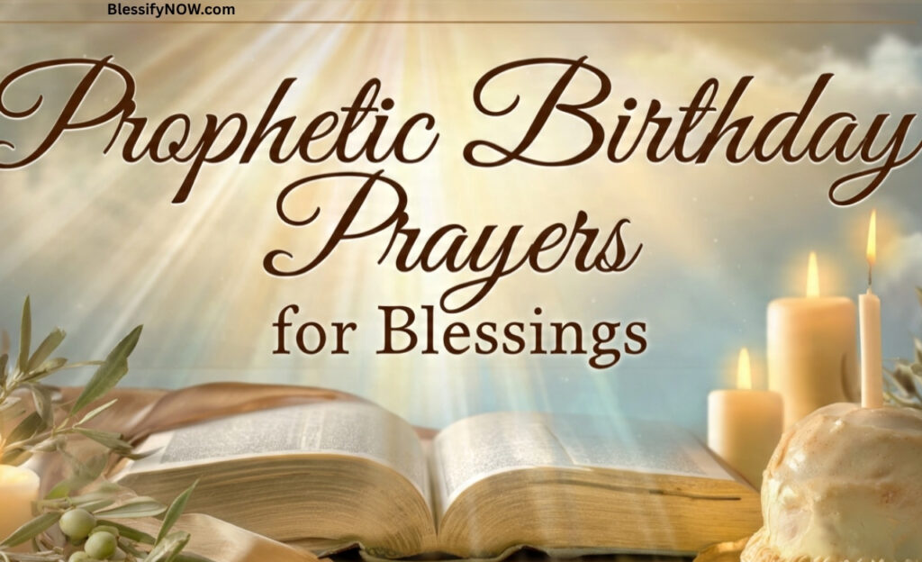 Prophetic Birthday Prayers for Blessings