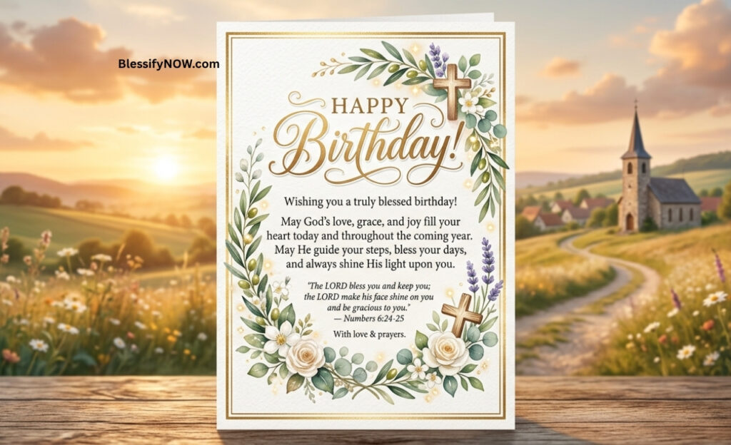 Short Christian birthday wishes