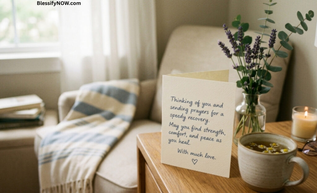 speedy recovery prayer message