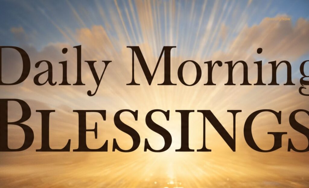 Daily Morning Blessings