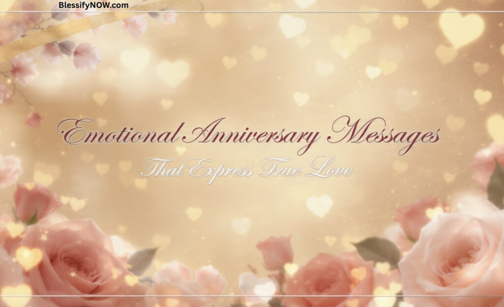 Emotional Anniversary Messages That Express True Love