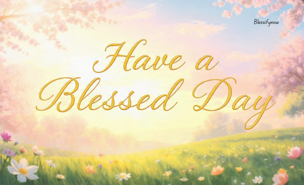 Have a Blessed Day Images and Greetings for Social Media